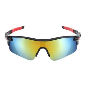 Dazzling Color Film Reflective Sunglasses Sports Glasses Men's and Women's Outdoor Glasses for Riding Sunglasse