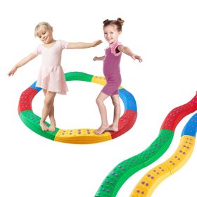 VEVOR Kids Balance Beam Stepping Stones Gymnastics Children Balance Board 8 PCS