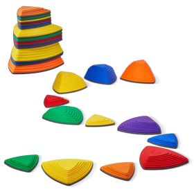 VEVOR Kids Balance Stepping Stones Sensory Obstacle Course 12 PCS Outdoor Indoor