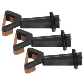 3 Set Snooker Billiard Pool Cue Tip Clamp Suppressor Elastic Rubber Fastener Repair Tool (Option: as picture)