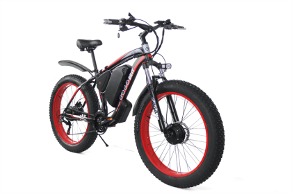 GOGOBEST GF700 Electric Bicycle E-bike Dual-motor 26 Wheel (Option: BlackRed)