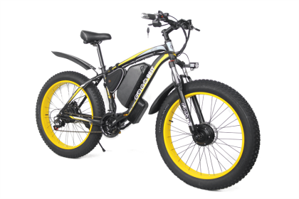 GOGOBEST GF700 Electric Bicycle E-bike Dual-motor 26 Wheel (Option: BlackYellow)