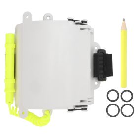 Diving Wrist Writing Slate Underwater Adjustable Write Slate with Pencil Dive Accessory (Option: as picture)