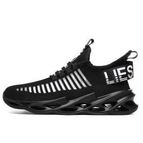 Women and Men Sneakers Breathable Running Shoes Outdoor Sport Fashion Comfortable Casual Couples Gym Mens Shoes Zapatos De Mujer (Shoe Size: 45, Color: G116 Black)