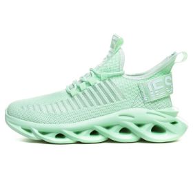 Women and Men Sneakers Breathable Running Shoes Outdoor Sport Fashion Comfortable Casual Couples Gym Mens Shoes Zapatos De Mujer (Shoe Size: 37, Color: G101 Green)