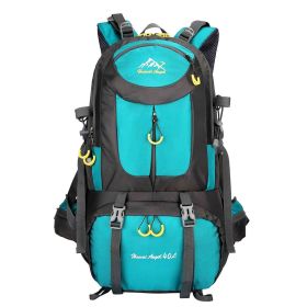 Mountaineering Bag Travel Bag Large Capacity Outdoor Sports Backpack (Color: light blue)