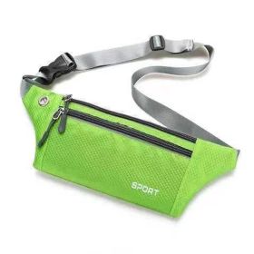 Multifunctional Outdoor Sports Close-Fitting Mobile Phone Bag Casual Messenger Bag (Color: Green)