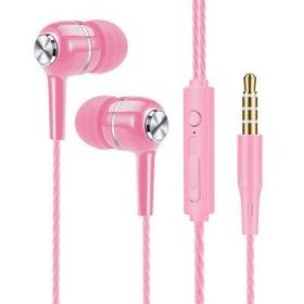 Mobile Wired Headphones Sport Earphone In Ear 3.5 Sport Earbuds Headset Music Earphones for Phones Gaming Headset (Color: E 03)