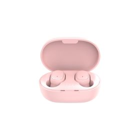 TWS E6S Bluetooth Earphones Wireless Earbuds IN Ear Stereo Noise Cancelling Sports Headsets With Microphone fone Headphones (Ships From: China, Color: Pink)