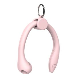 Headphones Case Ear Hook BT Wireless Headset Universal Sports Accessories Anti-lost Anti-drop Headphones Case For Airpods (Color: Pink)