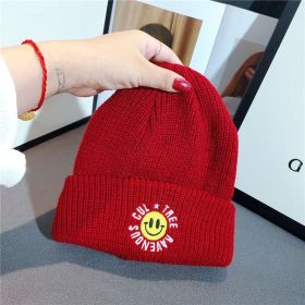 Simple Multi Color Big C Letter Winter Hat Women Winter Unisex Beanie Cap Outdoor Thick Warm Hip hop Sport Ski Knitted Hats (Color: 035, size: Adult)