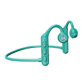 G25 Wireless Headset; Bluetooth 5; 0; Bone Conducting Audio Equipment; OpenEAR; Outdoor Sports; Stereo; Waterproof; Microphone (Color: Green)