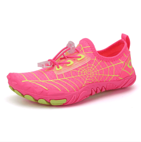 New children's fitness sports shoes outdoor beach swimming shoes upstream stream shoes (Color: Rose Color, size: 29)