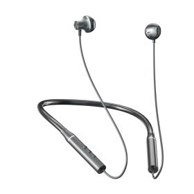 Bluetooth headset neck type ultra-long standby noise reduction for Apple Huawei 5.3 wireless in-ear sports headphones (Color: H2 Black)